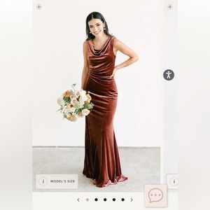 FALL Velvet Bridesmaid Dress! 🍁✨